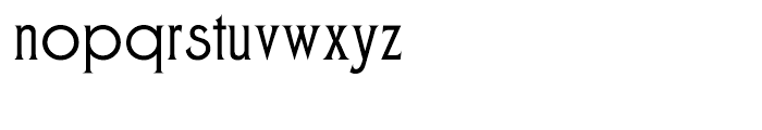Zone Regular Font LOWERCASE