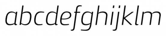 Zosimo Cyrillic Ultra Light Italic Font LOWERCASE