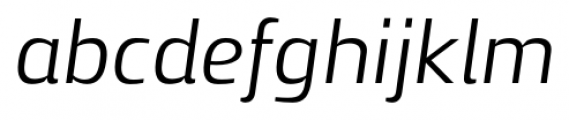 Zosimo Std Light Italic Font LOWERCASE