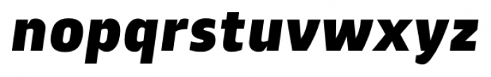 Zosimo Std UltraBlack Italic Font LOWERCASE