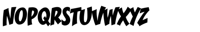 Zoinks Warm Font UPPERCASE