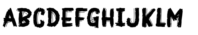 Zombie Corpse Font UPPERCASE
