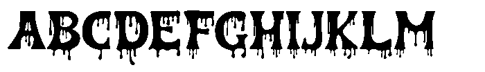 Zombie Feast Font UPPERCASE