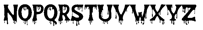 Zombie Feast Font UPPERCASE