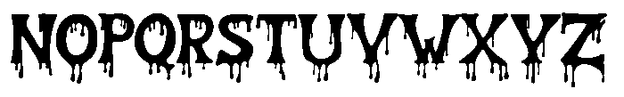 Zombie Feast Font LOWERCASE
