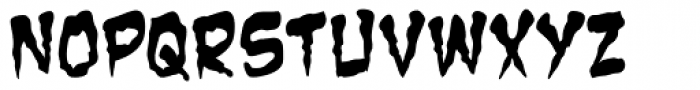 Zombie Guts Font LOWERCASE
