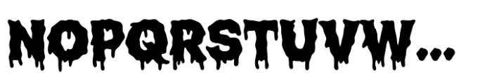 Zombie Hunger Font UPPERCASE
