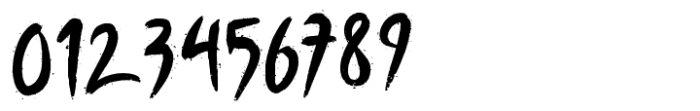 Zombies Brainless Font OTHER CHARS