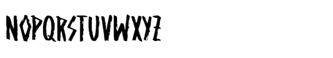 Zombies Ode Font UPPERCASE
