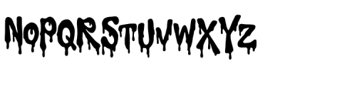 Zomblo Regular Font UPPERCASE