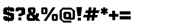 Zombox Regular Font OTHER CHARS