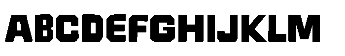 Zombox Regular Font UPPERCASE