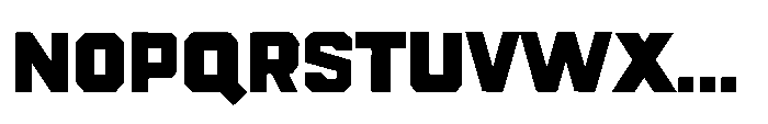 Zombox Regular Font UPPERCASE