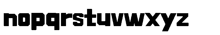 Zombox Regular Font LOWERCASE