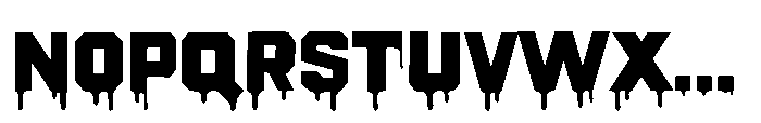 Zombox Slime Font UPPERCASE