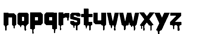 Zombox Slime Font LOWERCASE