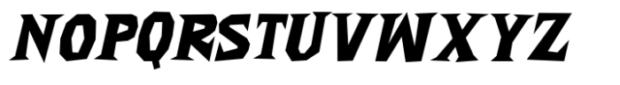 Zonaix Italic Font UPPERCASE