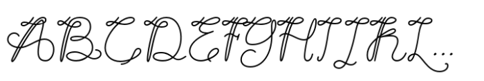 Zonary Italic Font UPPERCASE