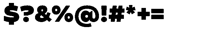 Zonda Black Font OTHER CHARS