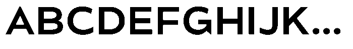 Zonda Medium Font UPPERCASE