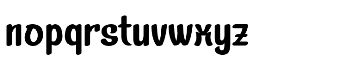 Zonttife Font LOWERCASE