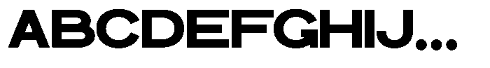 Zorin Font UPPERCASE