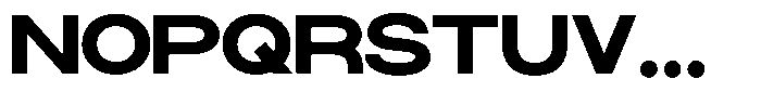 Zorin Font UPPERCASE
