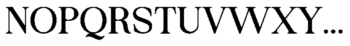 Zoris ZORIS Regular Font UPPERCASE