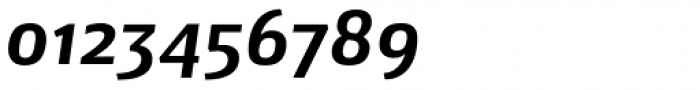 Zosimo Cyrillic Bold Italic Font OTHER CHARS