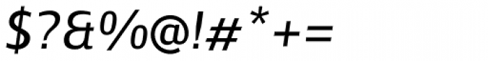 Zosimo Cyrillic Italic Font OTHER CHARS