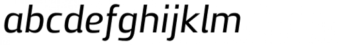 Zosimo Cyrillic Italic Font LOWERCASE