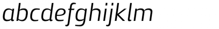 Zosimo Cyrillic Light Italic Font LOWERCASE