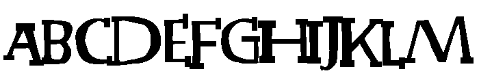 ZP Abravisma Bold Font UPPERCASE