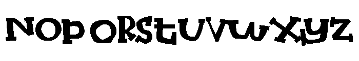 ZP Abravisma Bold Font LOWERCASE