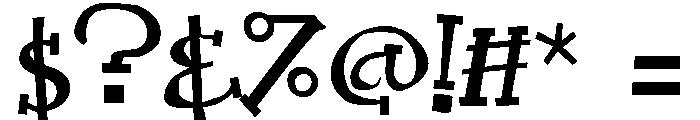 ZP Abravisma Font OTHER CHARS