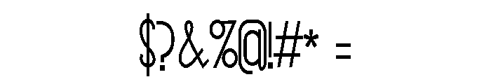 ZP Absolute American Condensed Font OTHER CHARS