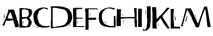 ZP Abstract Font UPPERCASE