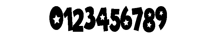 ZP American Blue Block Condensed Font OTHER CHARS