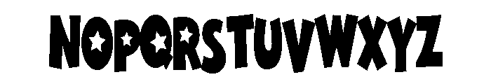 ZP American Blue Block Condensed Font UPPERCASE