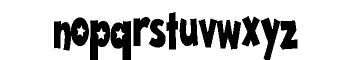 ZP American Blue Block Condensed Font LOWERCASE