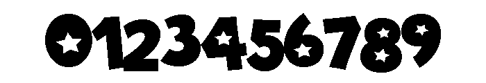 ZP American Blue Block Expanded Font OTHER CHARS