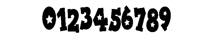 ZP American Blue Block Serif Condensed Font OTHER CHARS