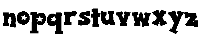ZP American Blue Block Serif Font LOWERCASE