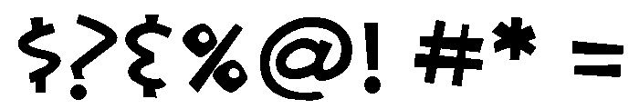 ZP Amino Font OTHER CHARS
