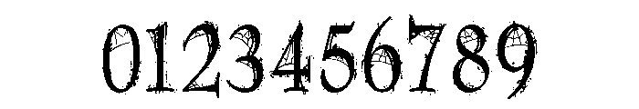 ZP Antique Webbing Condensed Font OTHER CHARS