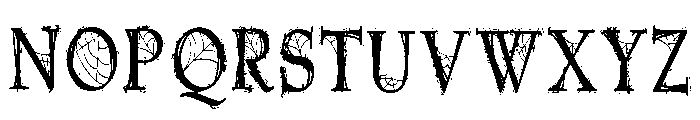 ZP Antique Webbing Condensed Font UPPERCASE