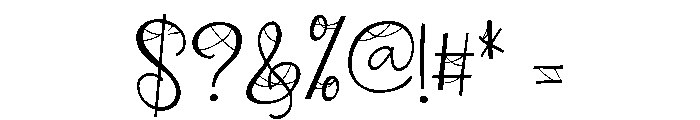 ZP Antique Webbing Script Condensed Light Font OTHER CHARS