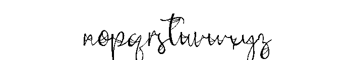 ZP Antique Webbing Script Condensed Light Font LOWERCASE