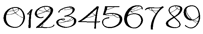 ZP Antique Webbing Script Expanded Light Font OTHER CHARS