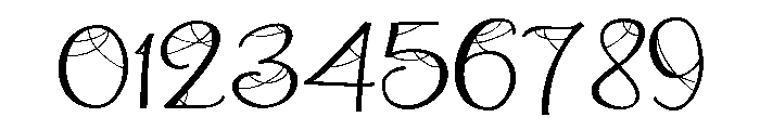 ZP Antique Webbing Script Light Font OTHER CHARS